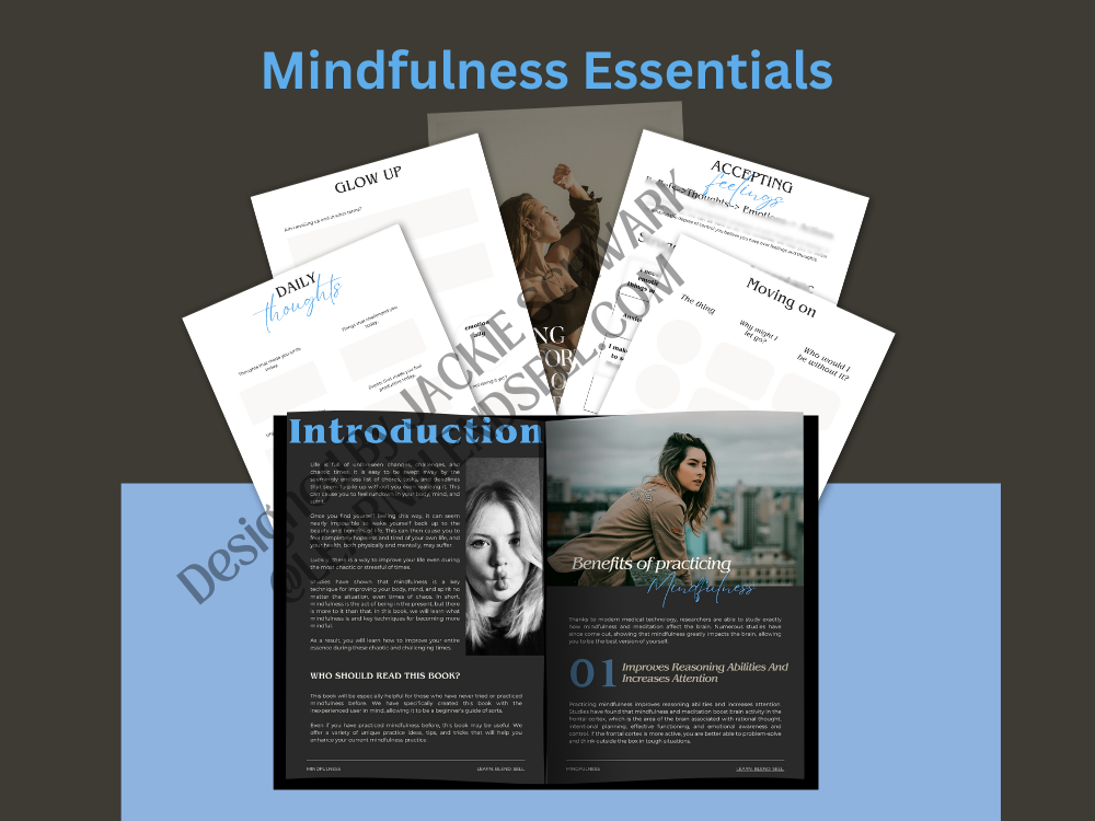 Mindfulness Essentials: Integrating E-book and Workbook for Transformation MRR Product