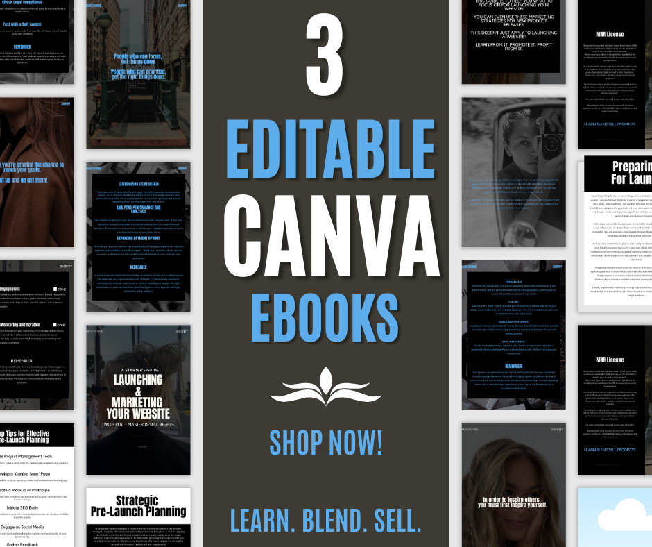 Essentials Bundle for Aspiring Digital Store Owners