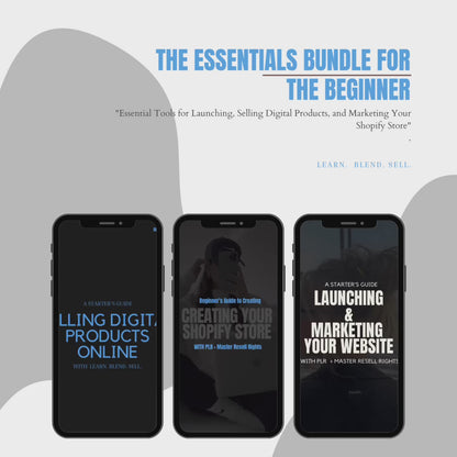 Essentials Bundle for Aspiring Digital Store Owners